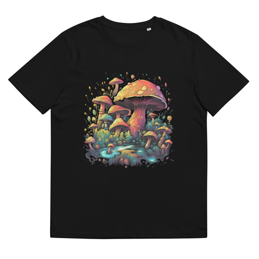 Psychedelic Shroom Voyage Unisex T-Shirt