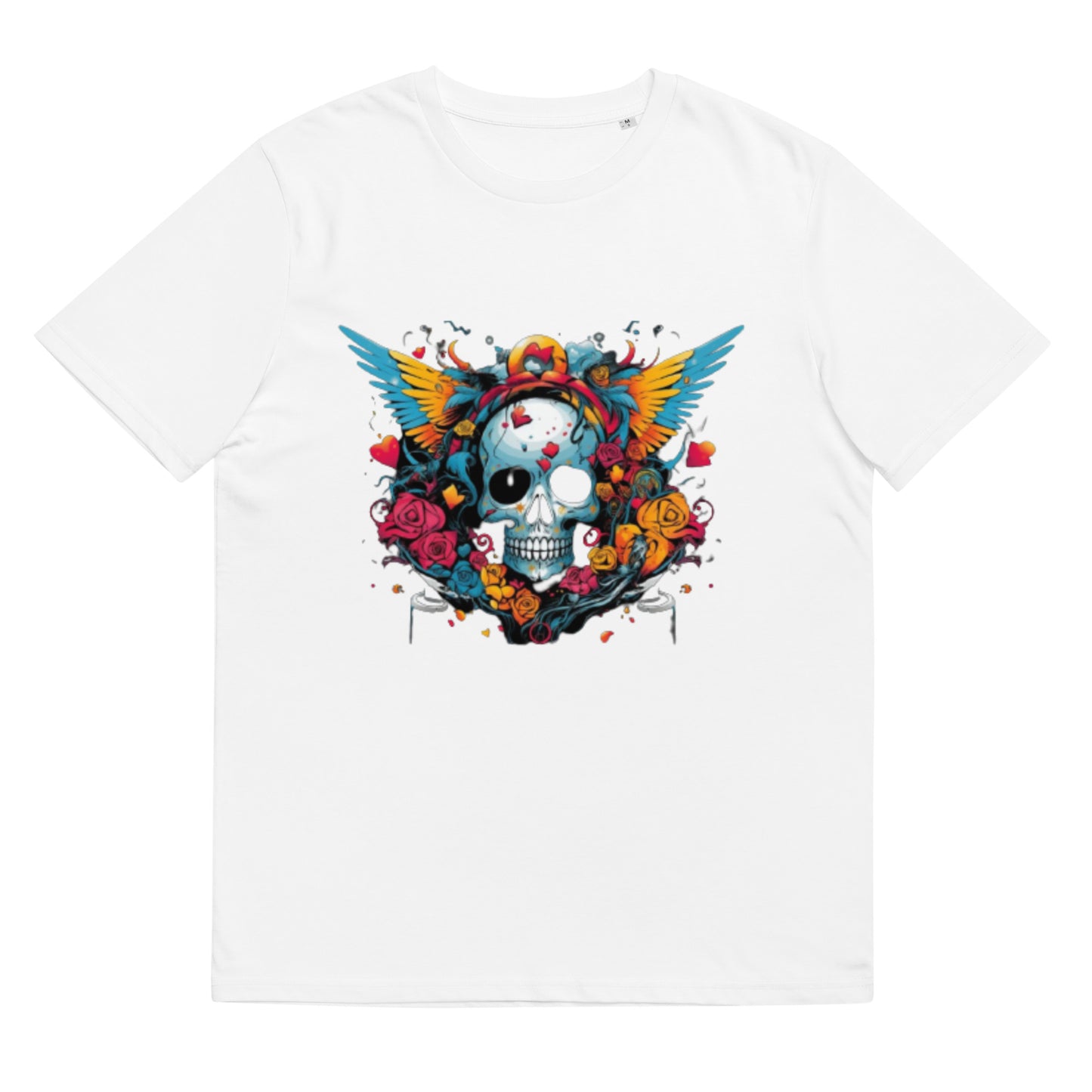 Retro Rebel Wings & Bloom Unisex T-Shirt