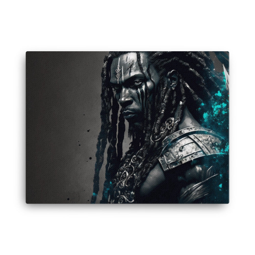 African-Warrior-They-Call-Me-Cane-Canvas-Print