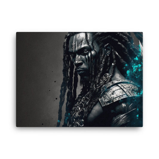 African-Warrior-They-Call-Me-Cane-Canvas-Print