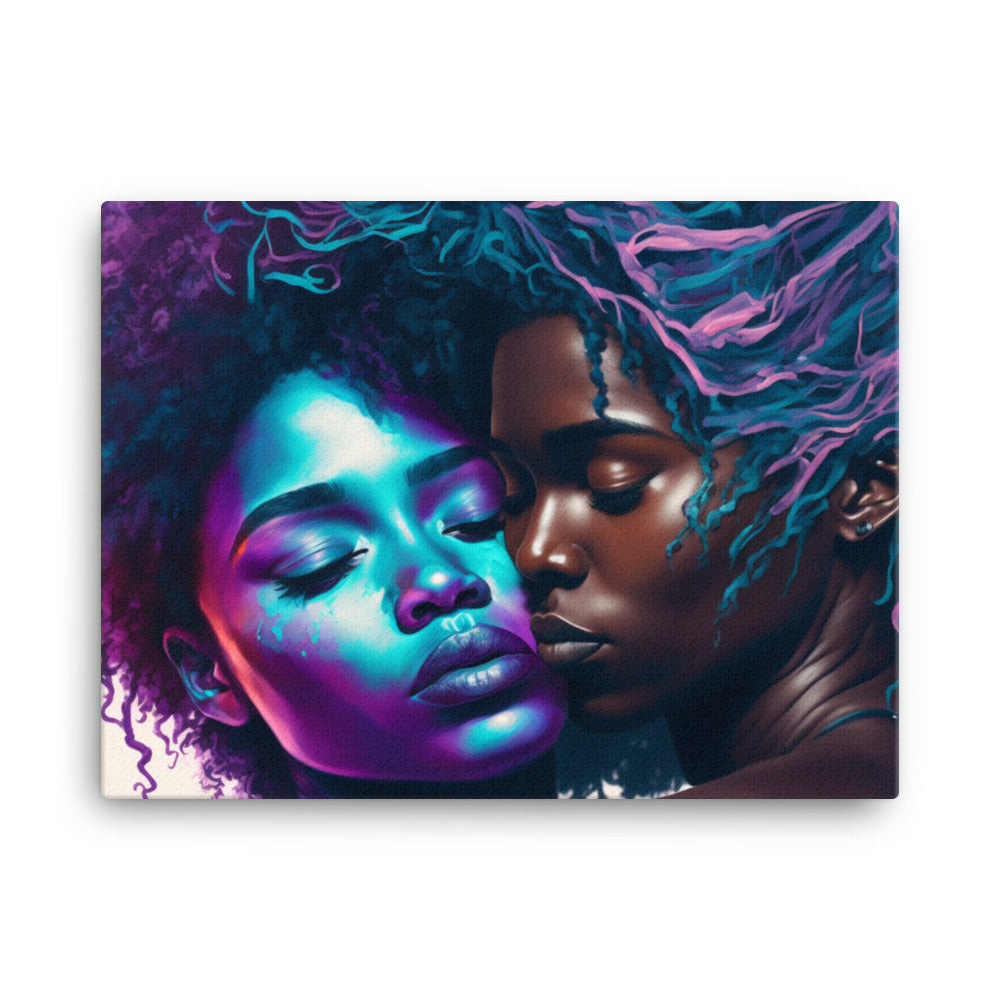 african-american-lesbian-couple-embrace-wall-print