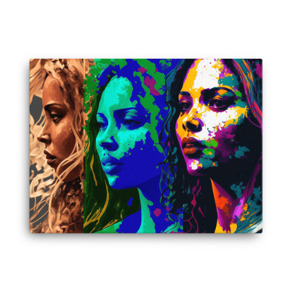 African-American-Women-Three-Beauties-Canvas-Print