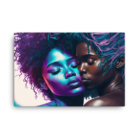 african-american-lesbian-couple-embrace-wall-print