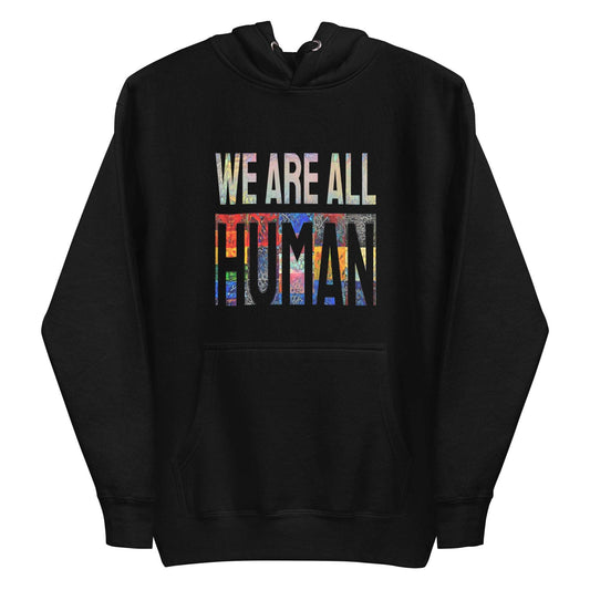 we-are-all-human-unisex-black-hoodie