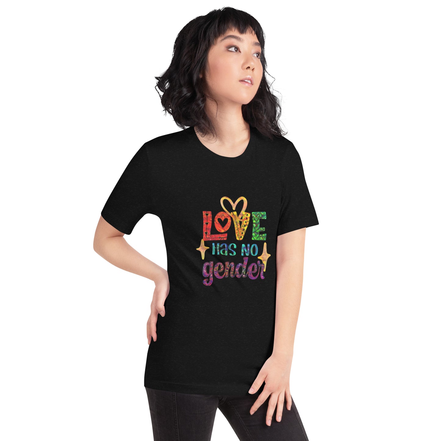 t-shirt slogan love has no gender