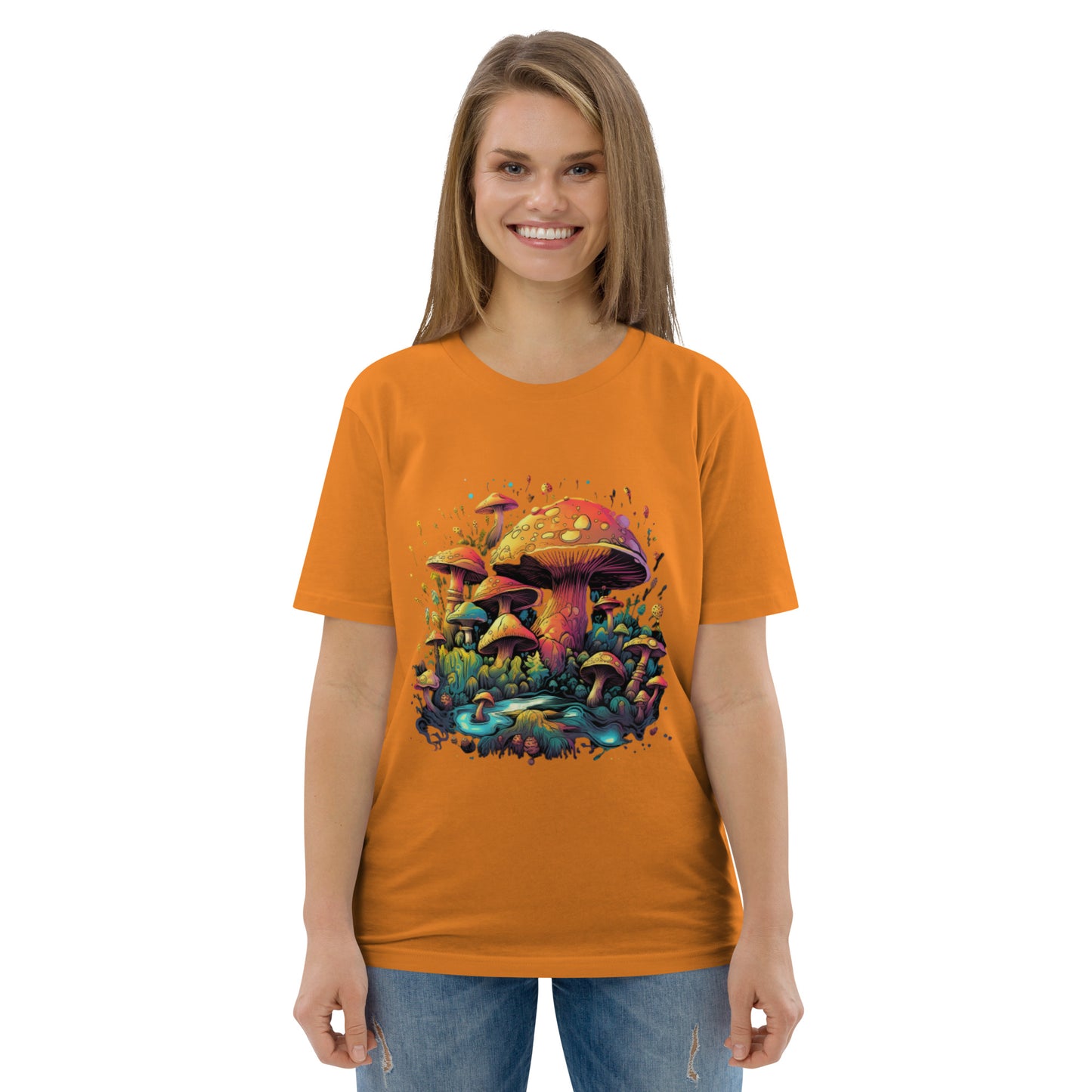 Psychedelic Shroom Voyage Unisex T-Shirt