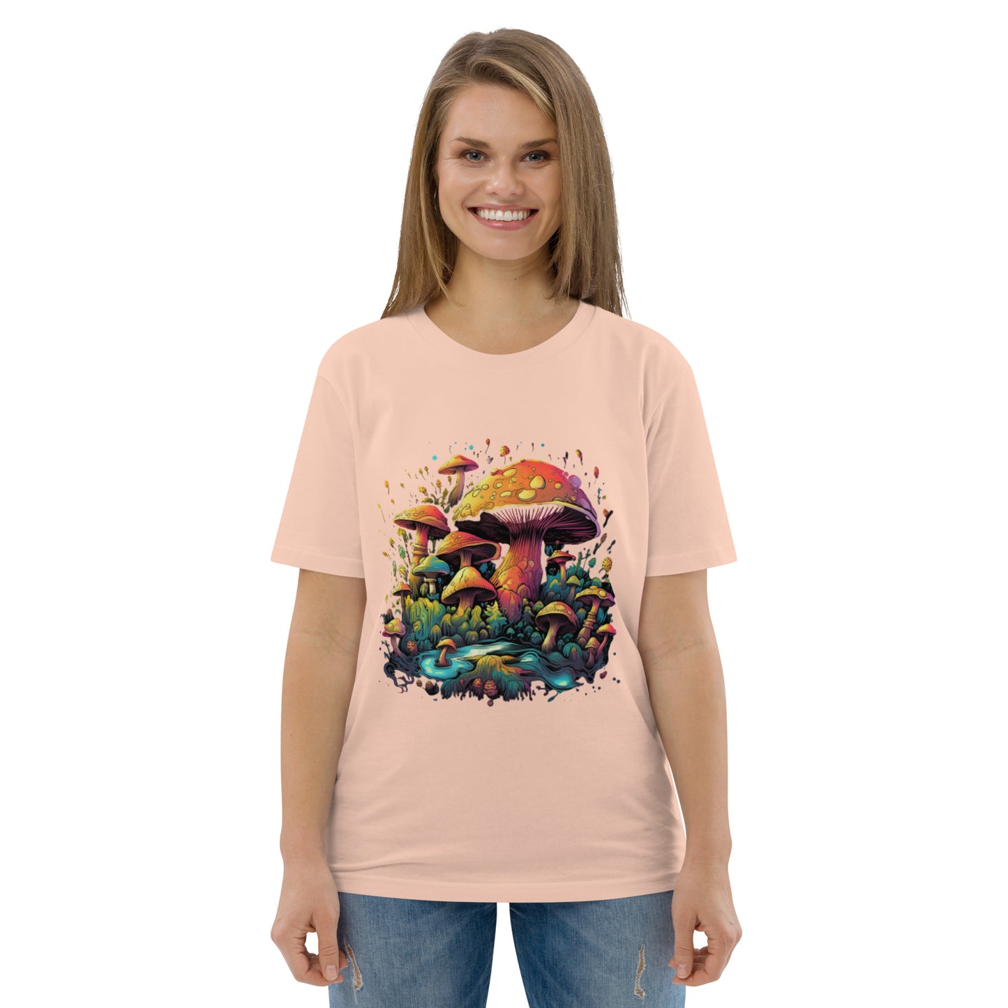 Psychedelic Shroom Voyage Unisex T-Shirt