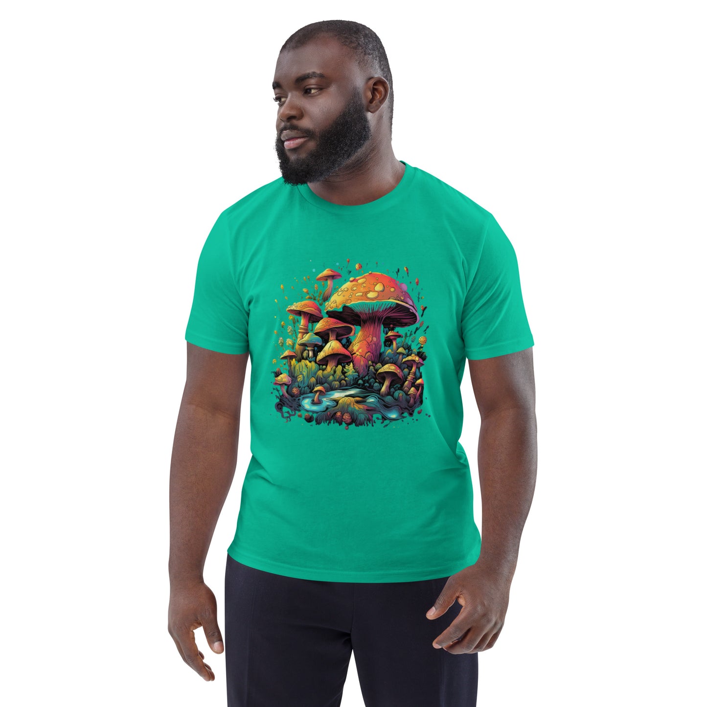 Psychedelic Shroom Voyage Unisex T-Shirt