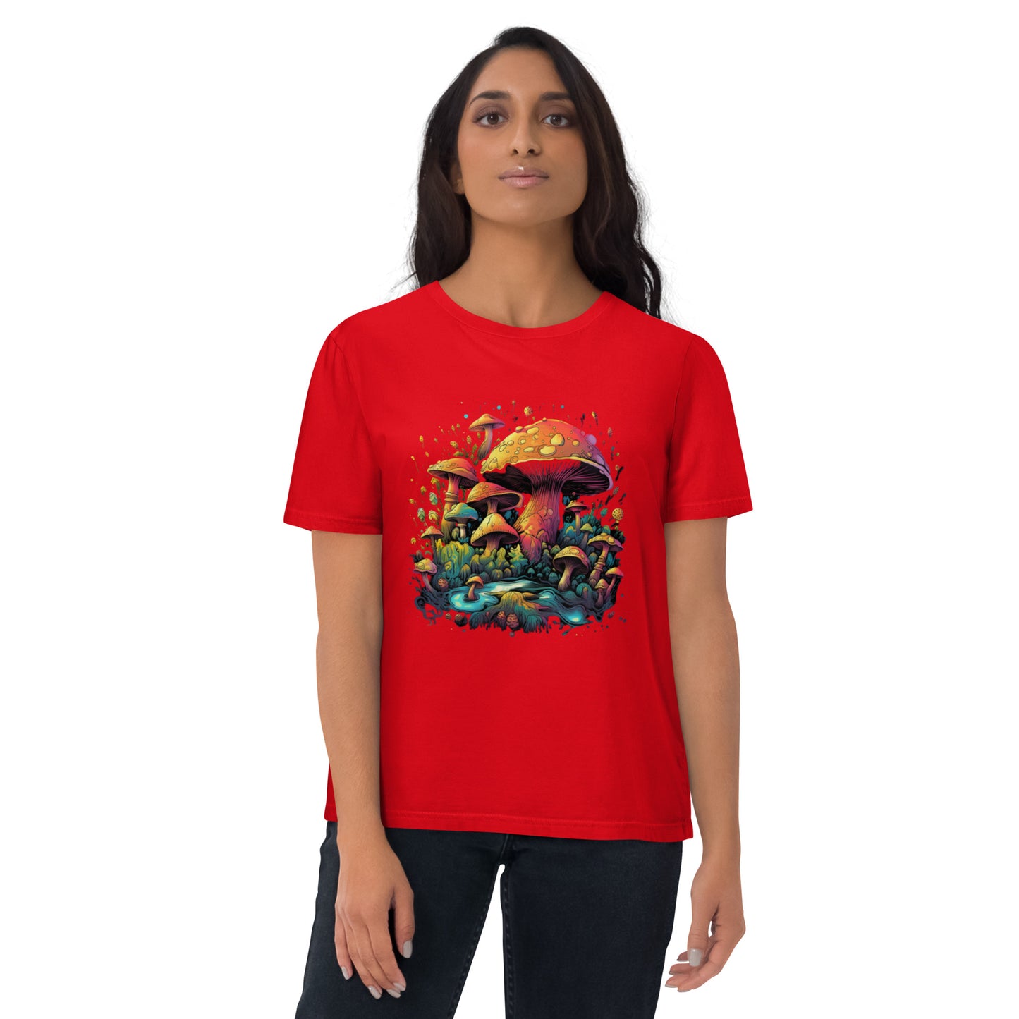 Psychedelic Shroom Voyage Unisex T-Shirt