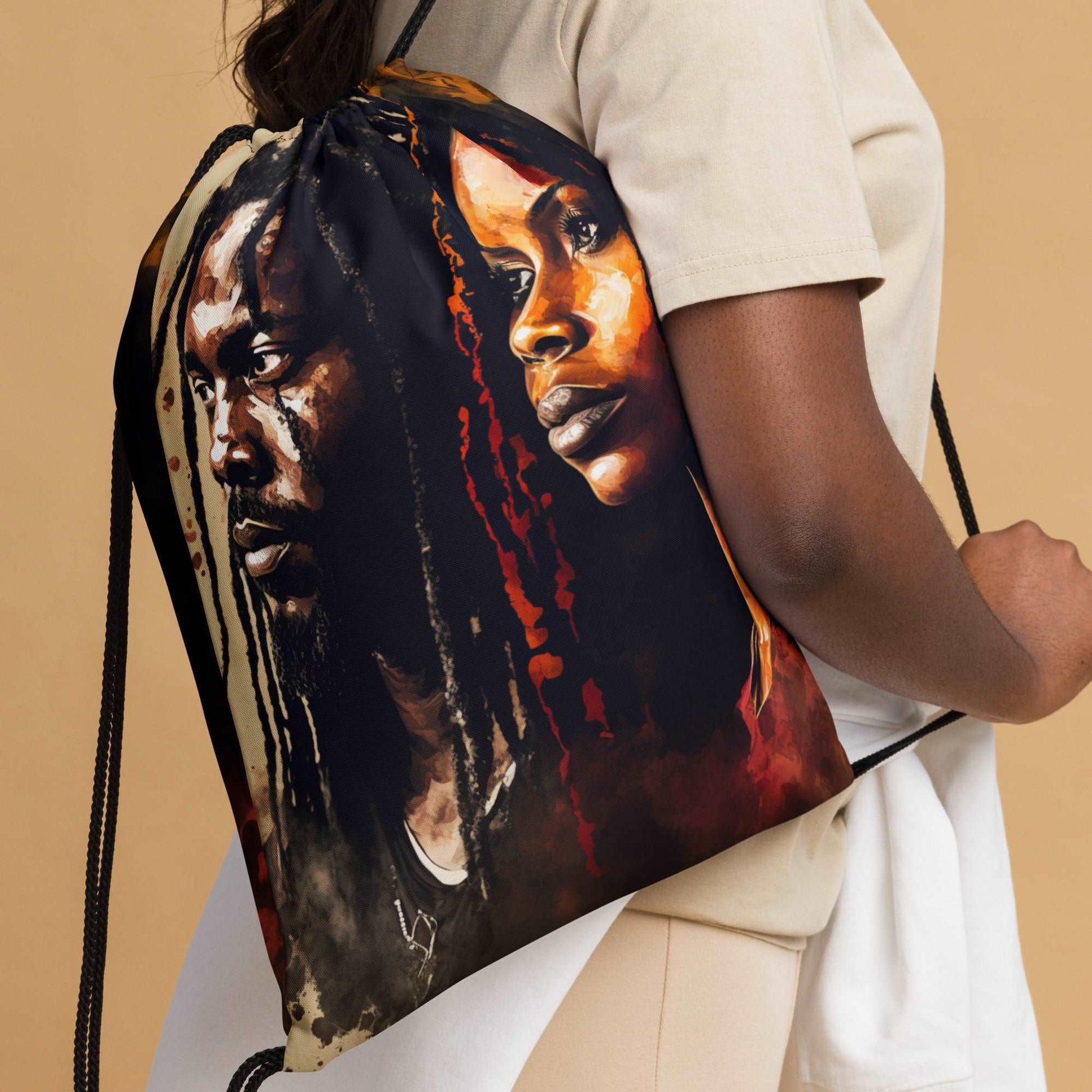 african-american-couple-with-dreads-love-and unity-drawstring-bag