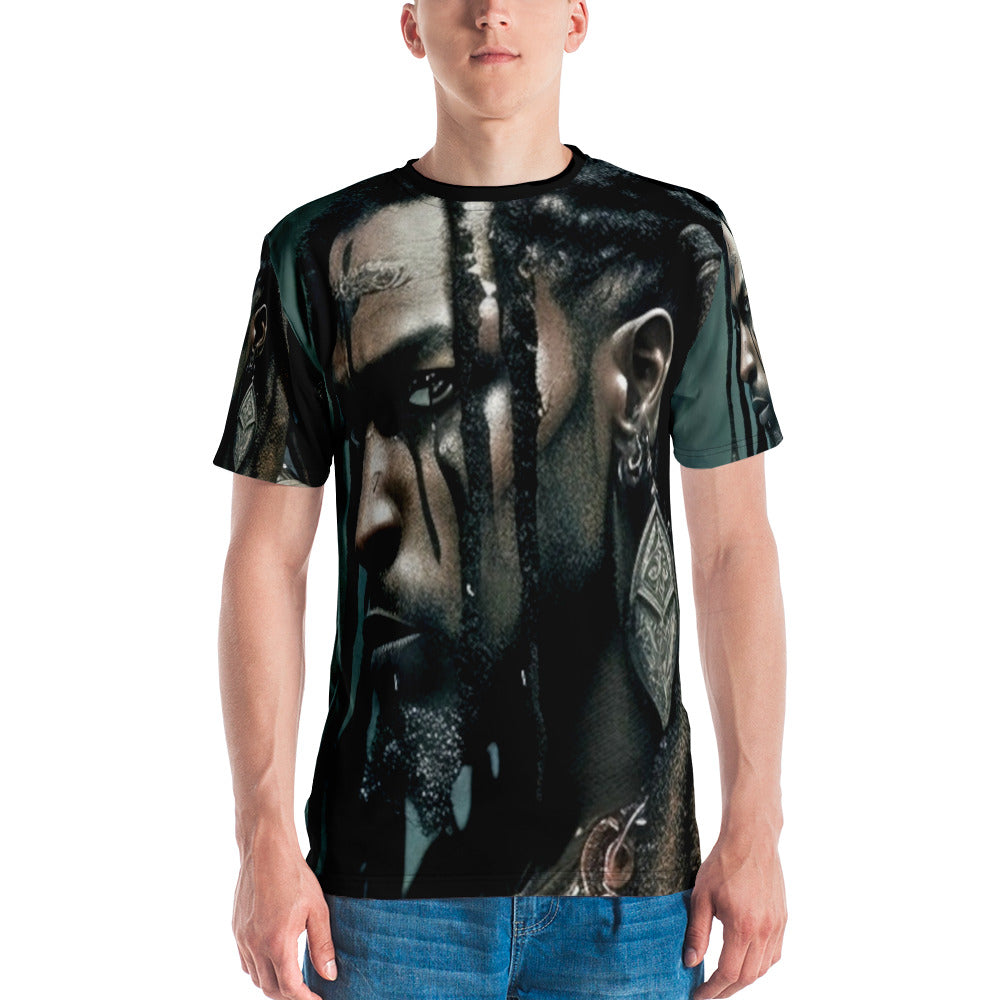 african warrior malcom t-shirt