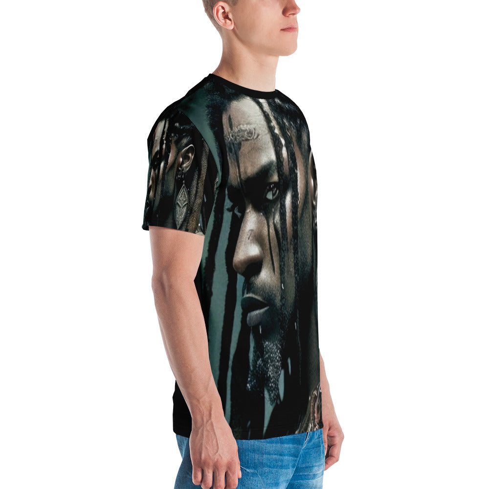 african warrior malcom t-shirt