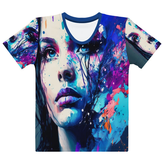 blue-eyed-beauty-womans-t-shirt