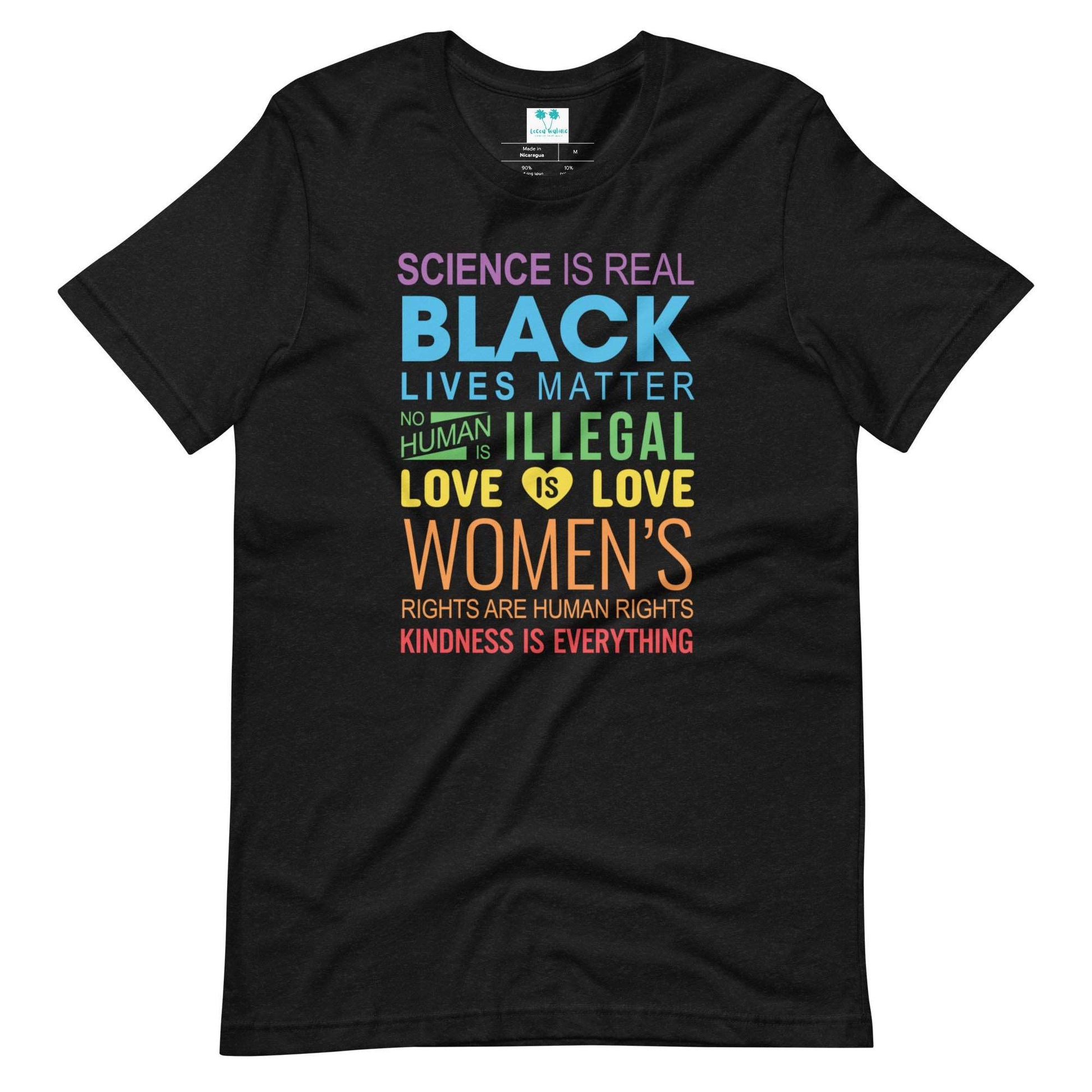 Science-Is-Real-BLM-Unisex-T-Shirt