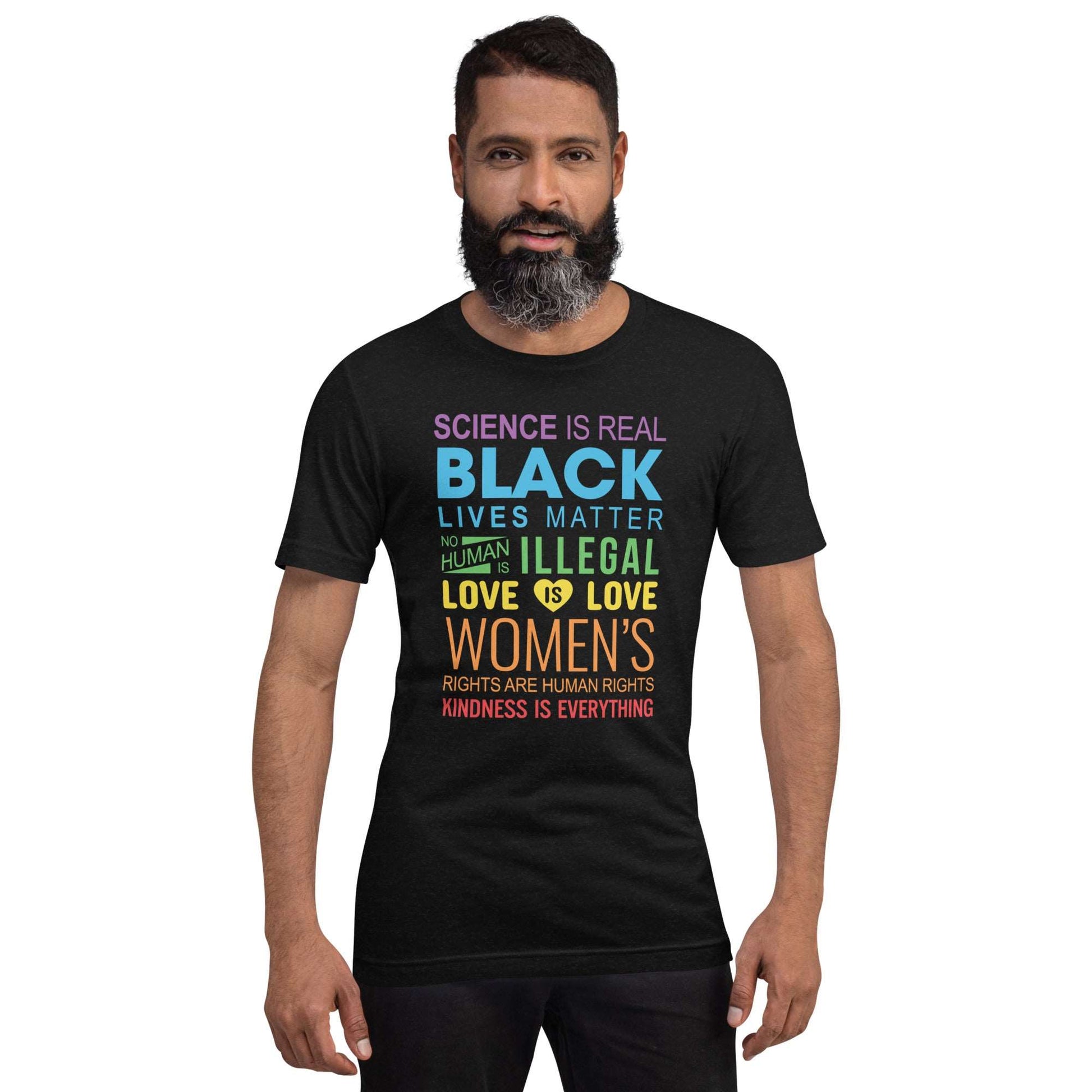 Science-Is-Real-BLM-Unisex-T-Shirt